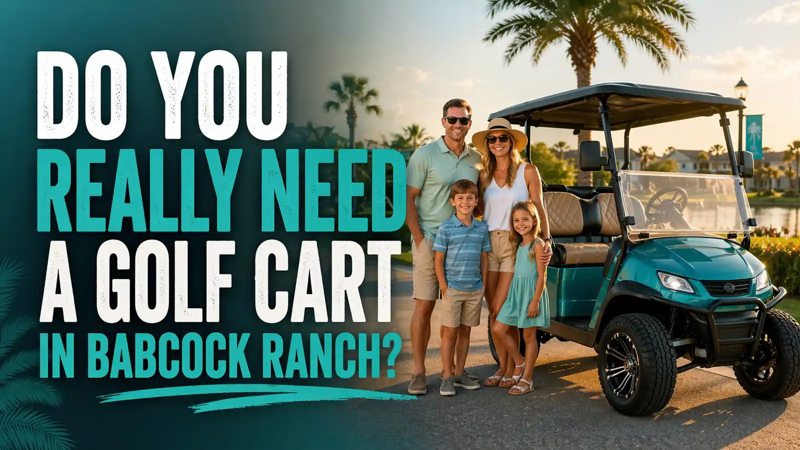 Do you really need a golf cart in Babcock Ranch? The answer might surprise you.